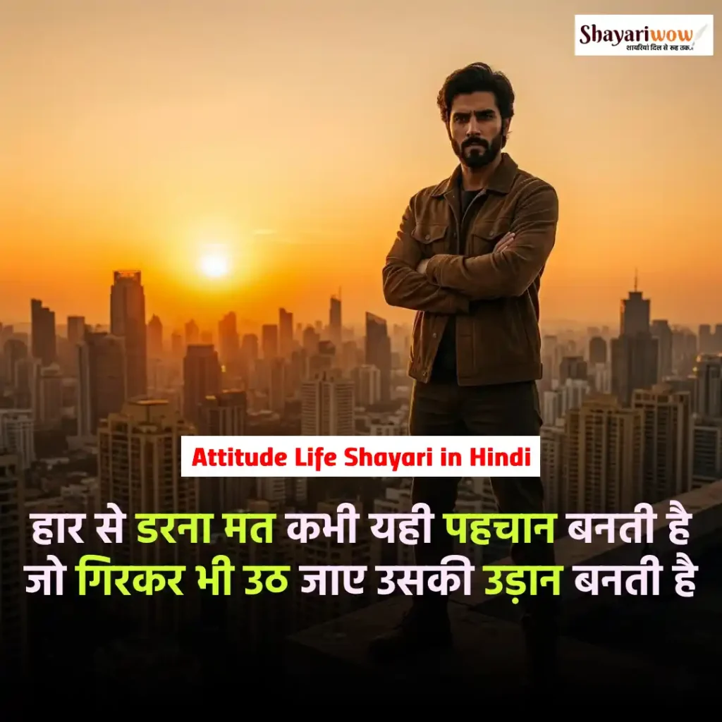 Attitude Life Shayari in Hindi