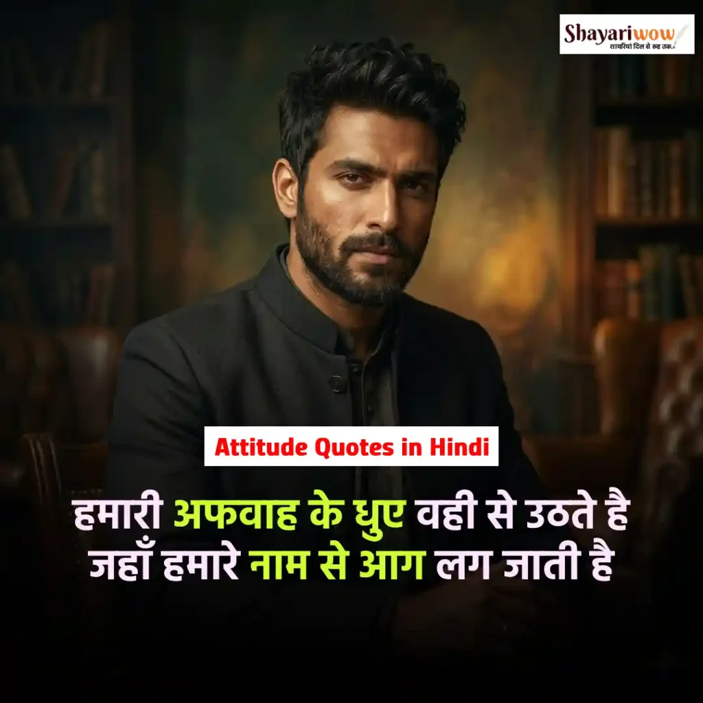Attitude Quotes in Hindi