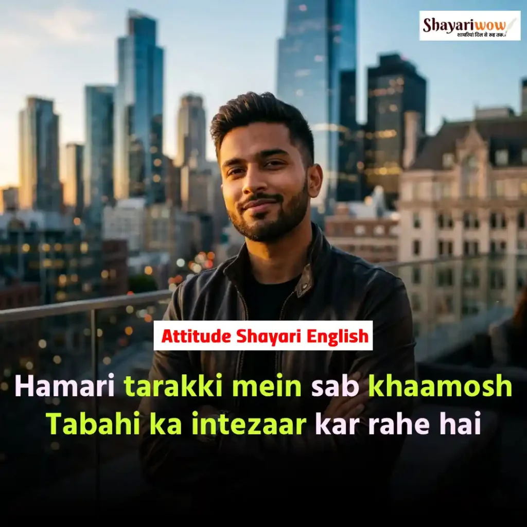 Attitude Shayari English