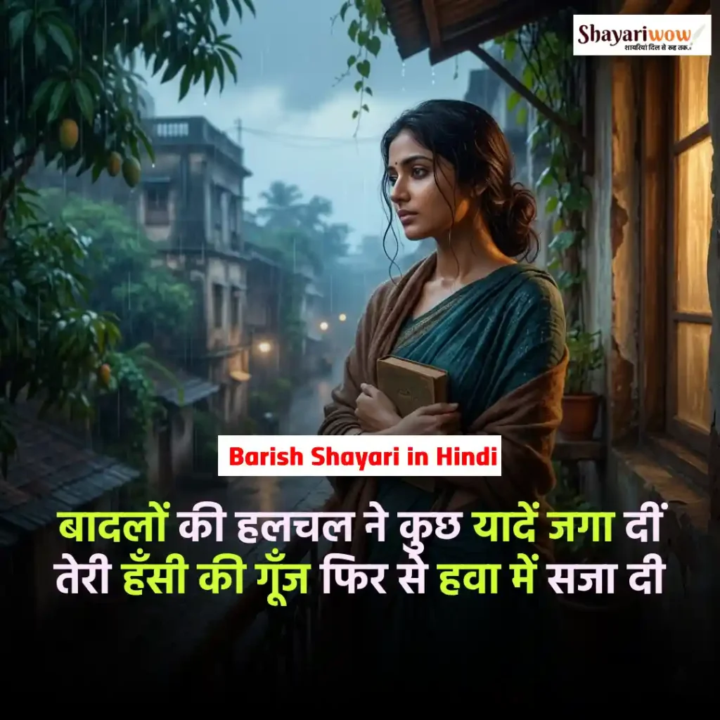Barish Shayari in Hindi