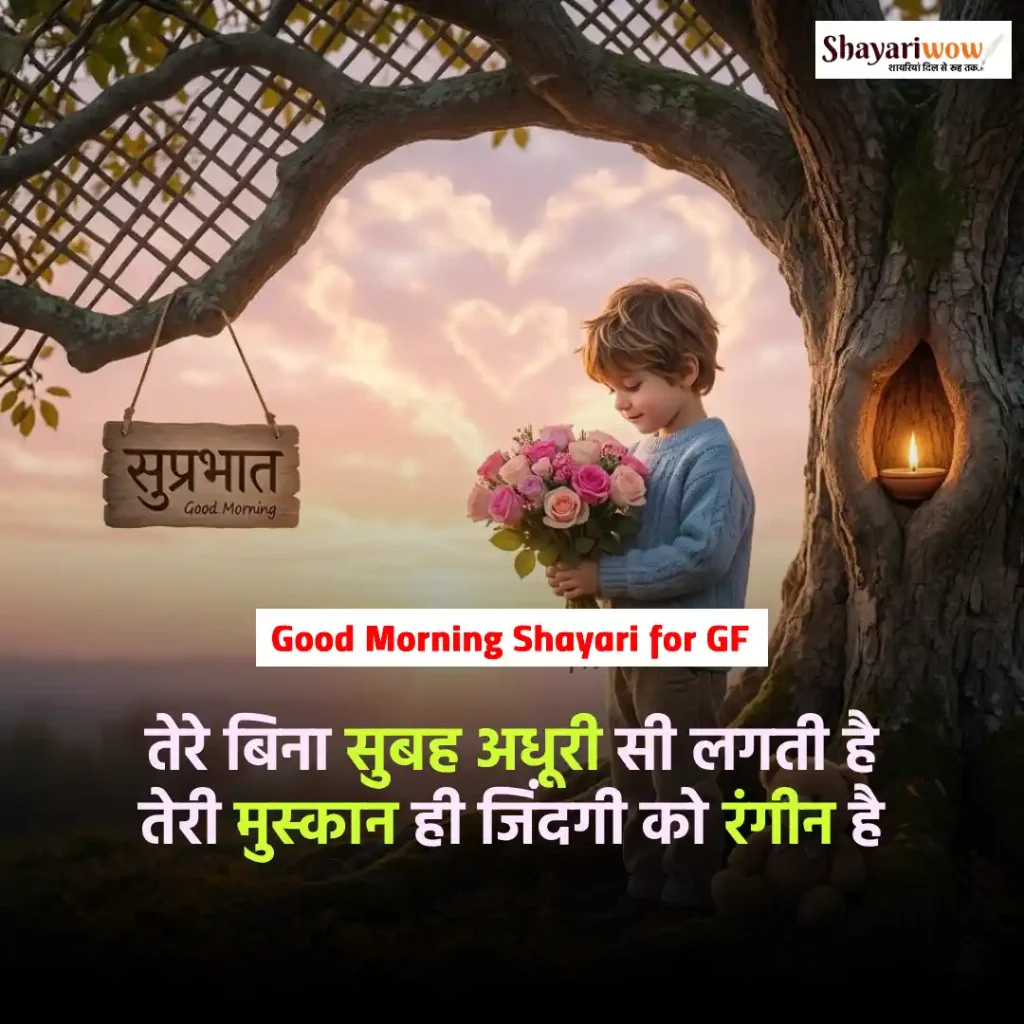 Good Morning Shayari for GF