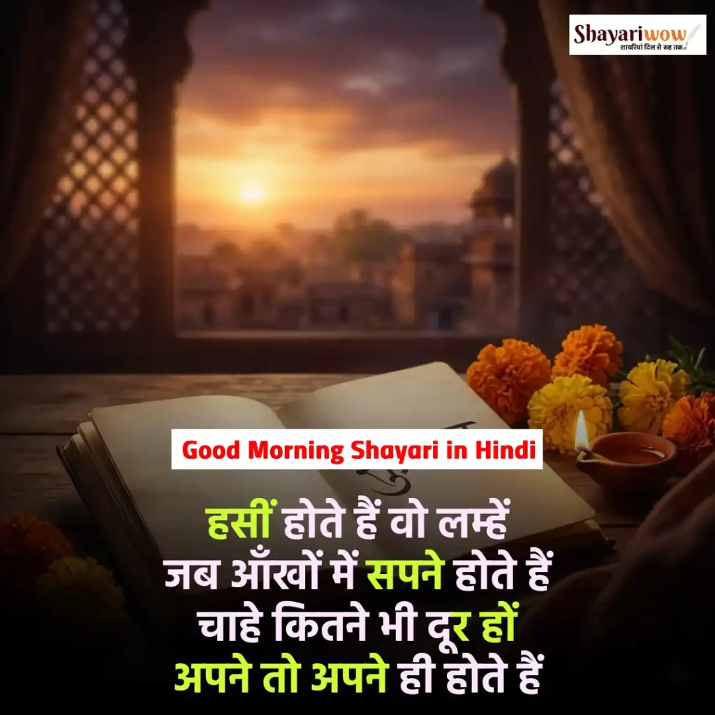 Good Morning Shayari in Hindi