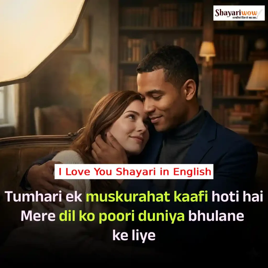 I Love You Shayari in English