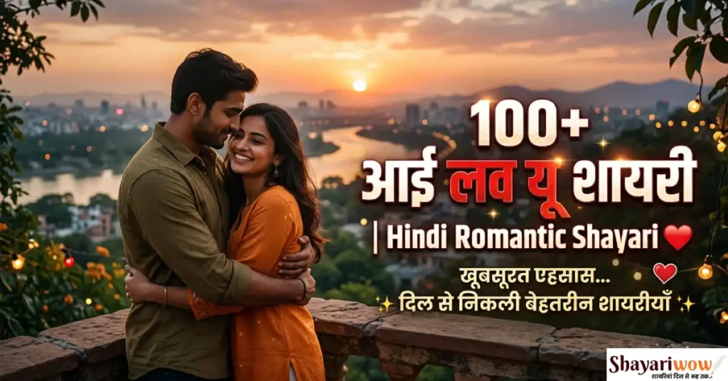 100+ I Love You Shayari in Hindi ❤️ | आई लव यू शायरी