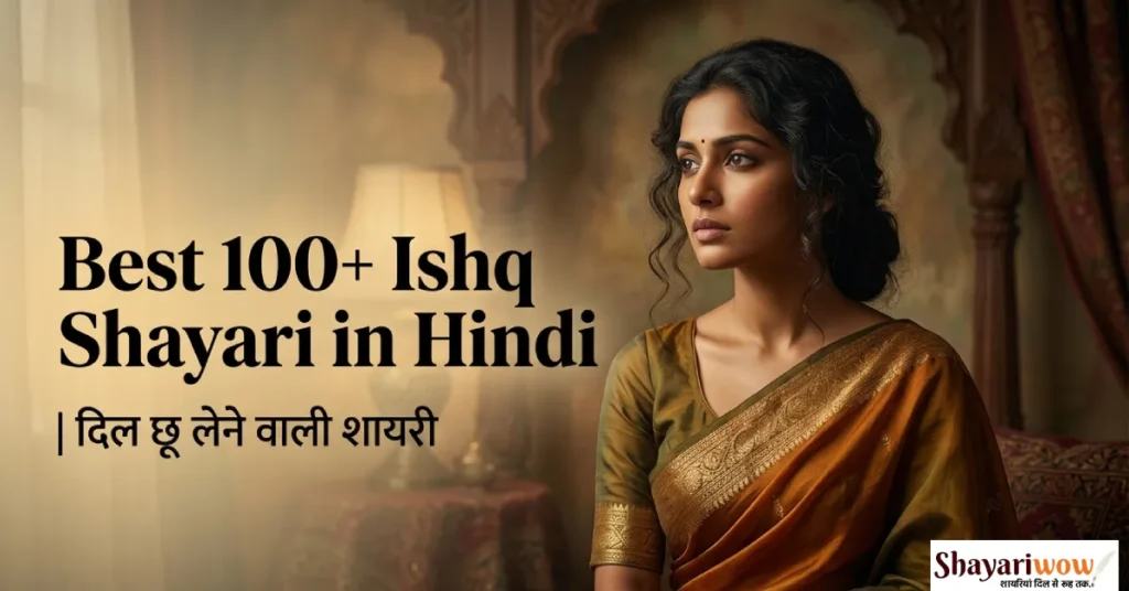 Best 100+ Ishq Shayari in Hindi | दिल छू लेने वाली शायरी
