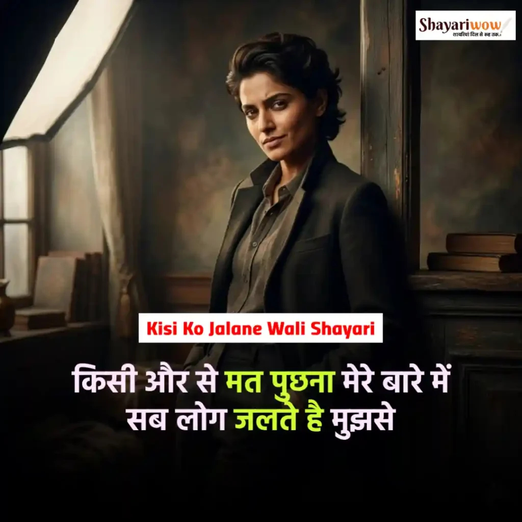 Kisi Ko Jalane Wali Shayari