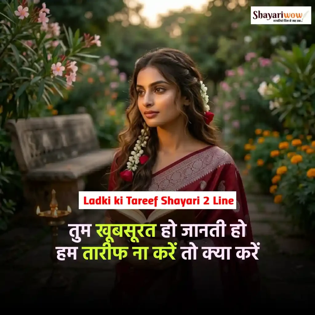 Ladki ki Tareef Shayari 2 Line