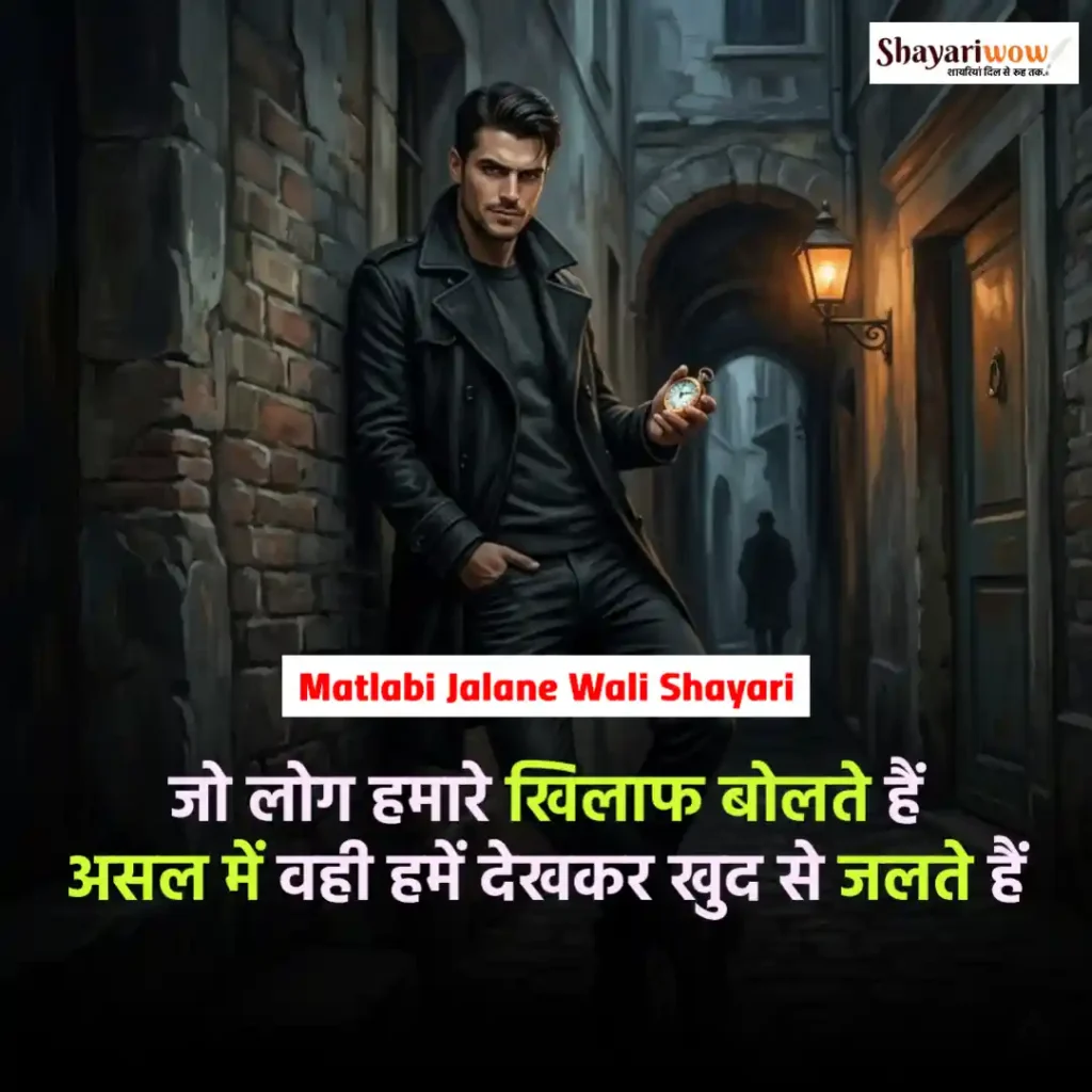 Matlabi Jalane Wali Shayari