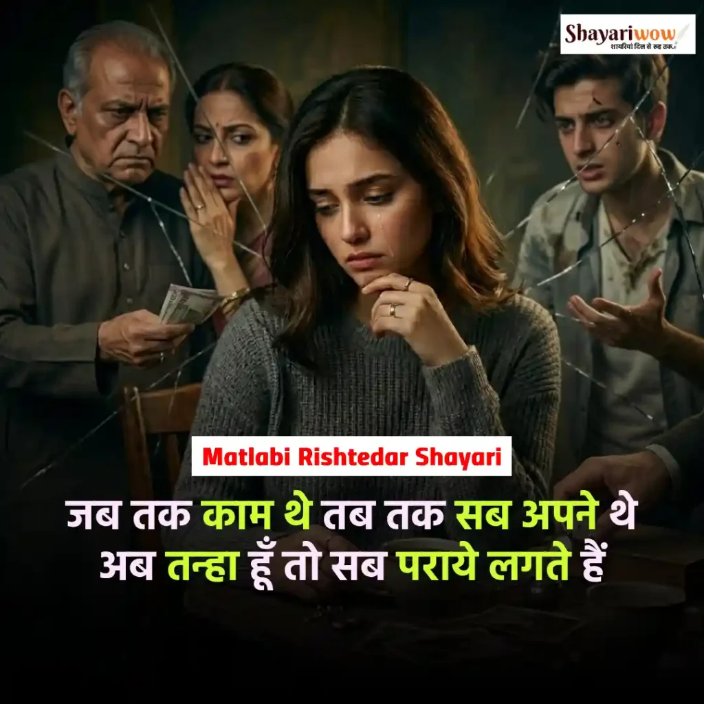 Matlabi Rishtedar Shayari