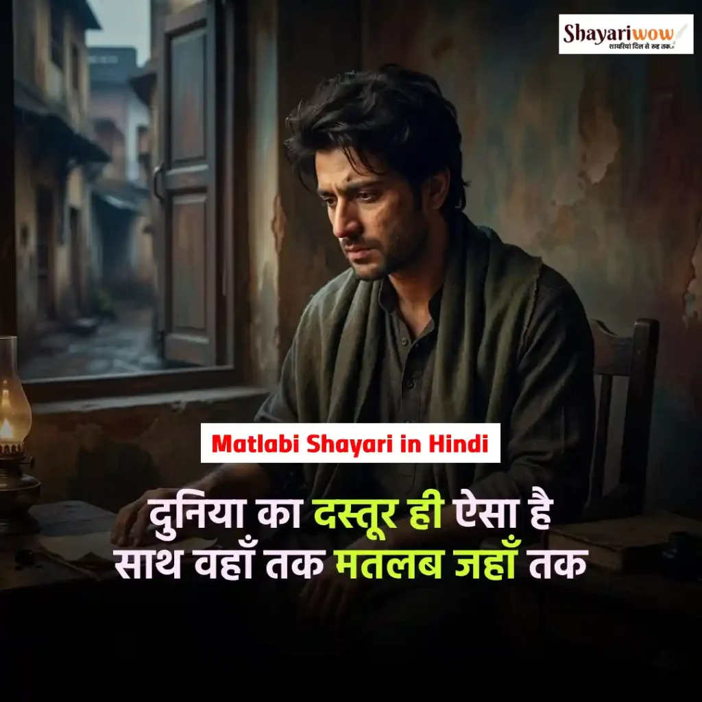 Matlabi Shayari in Hindi