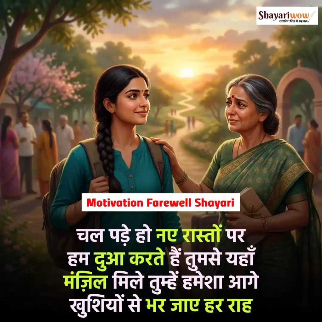 Motivation Farewell Shayari