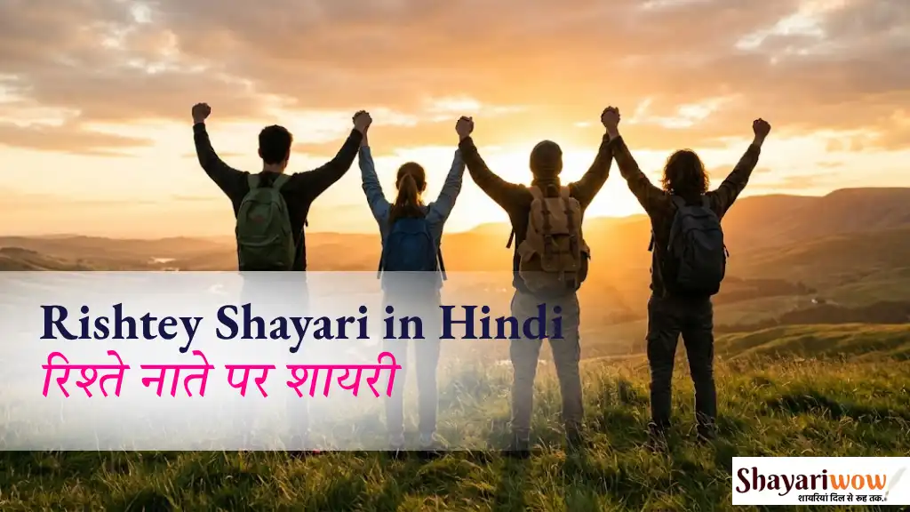 Rishtey Shayari in Hindi🤝रिश्ते नाते पर शायरी