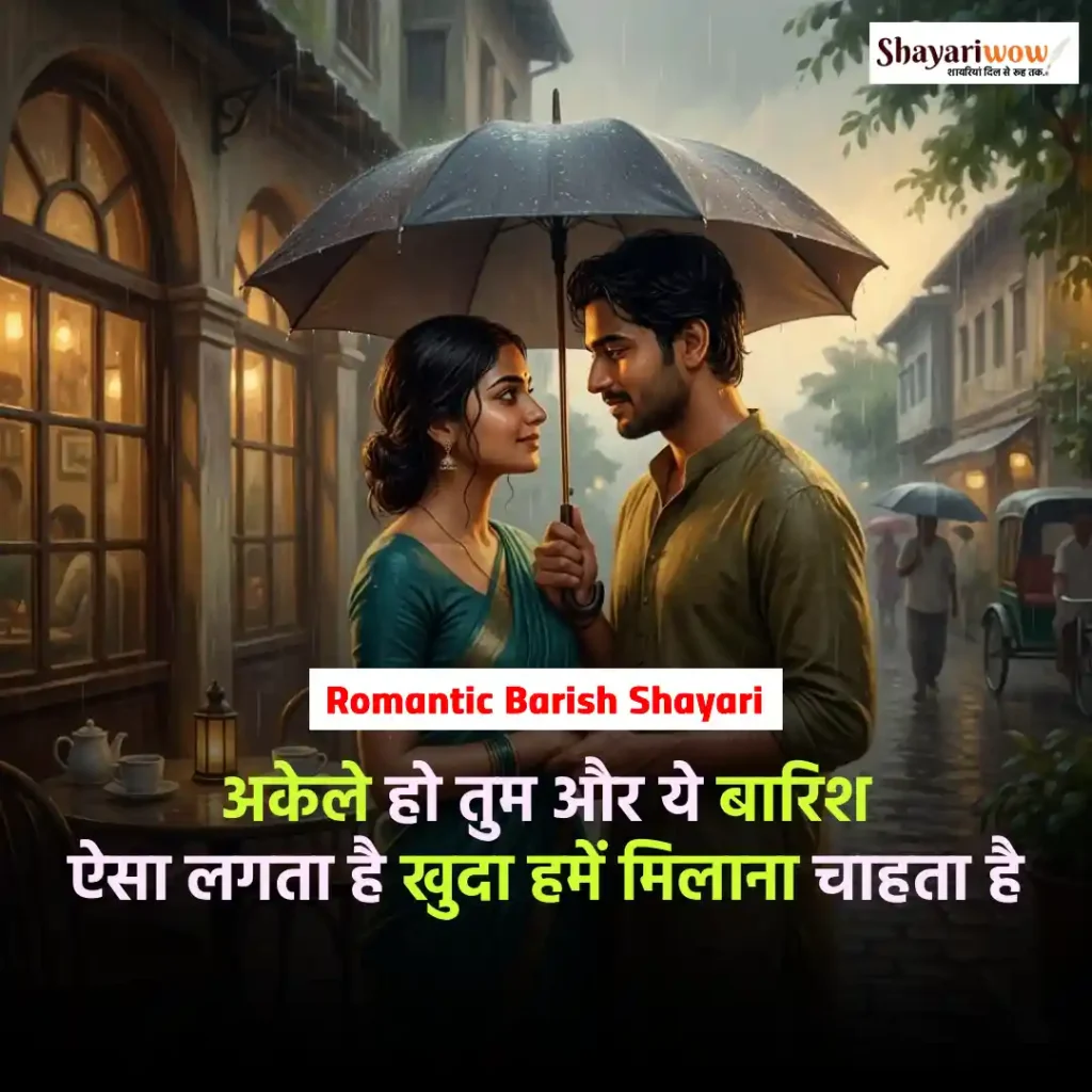 Romantic Barish Shayari