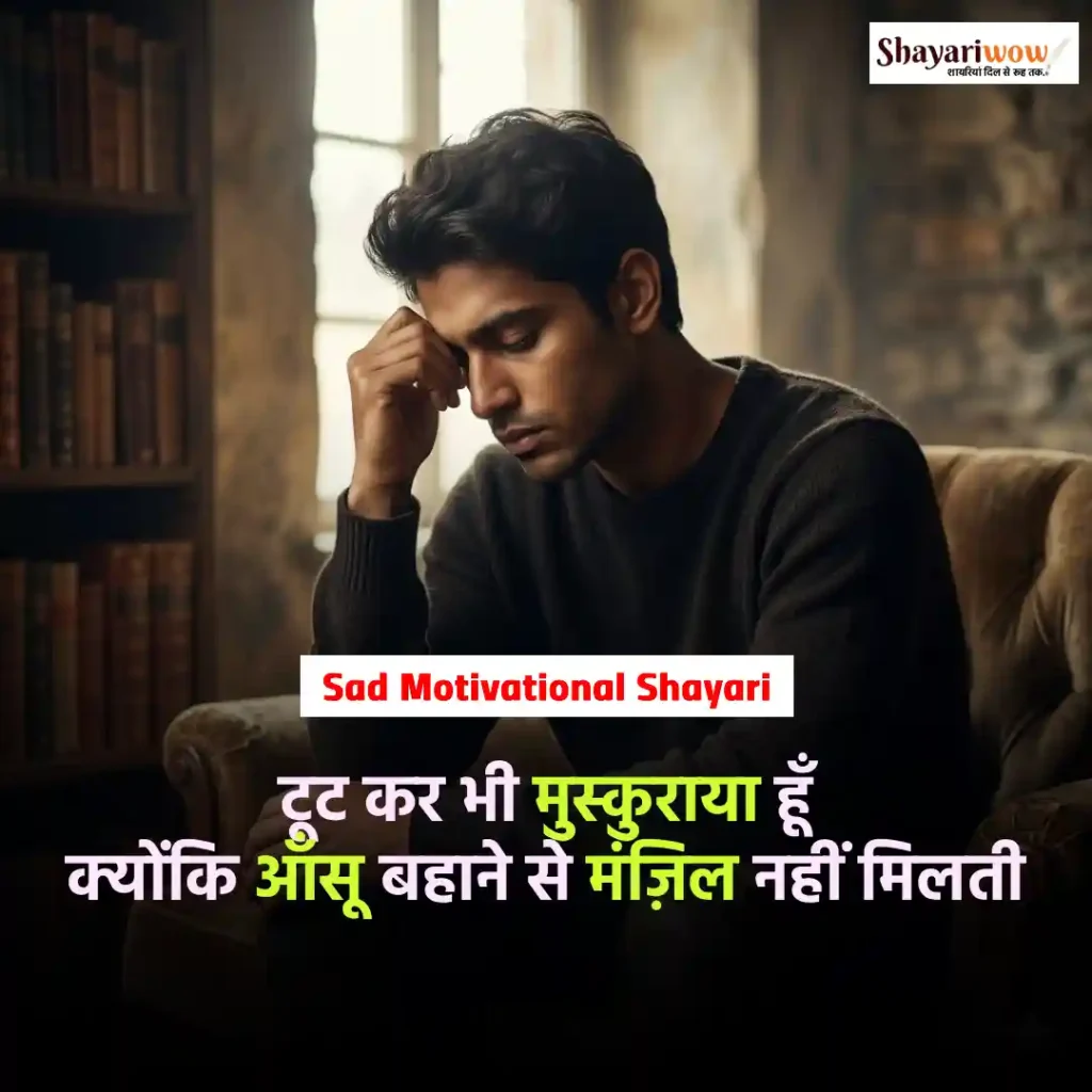 Sad Motivational Shayari