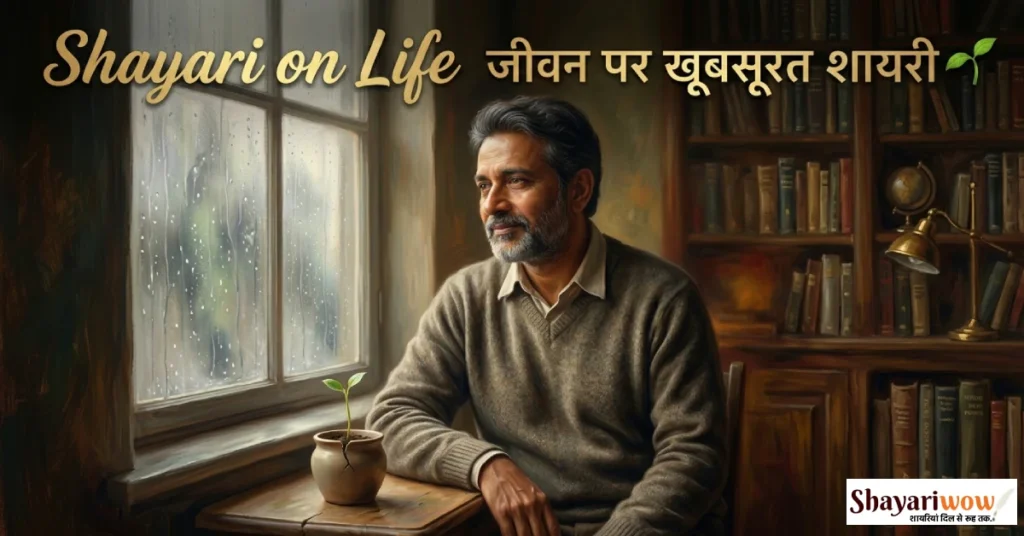 Shayari on Life 🌱 जीवन पर खूबसूरत शायरी