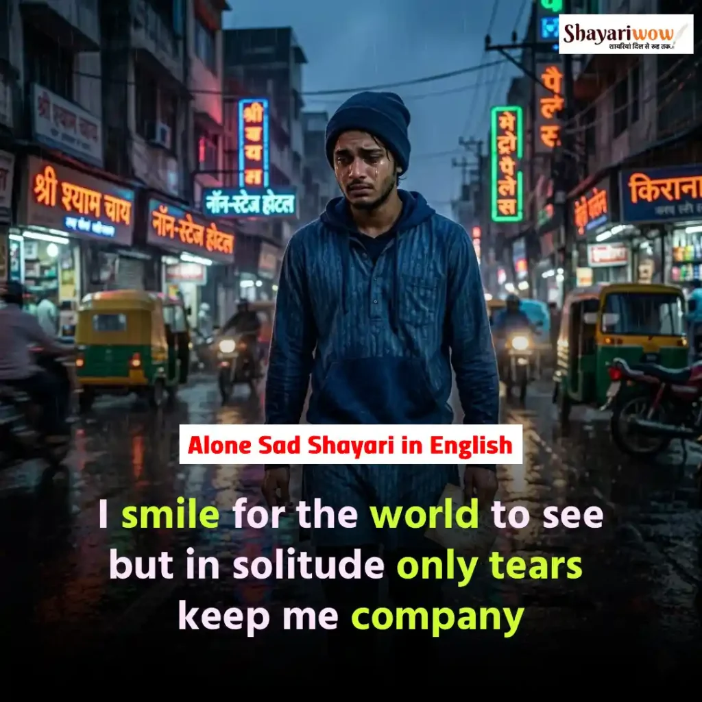 Alone Sad Shayari in English