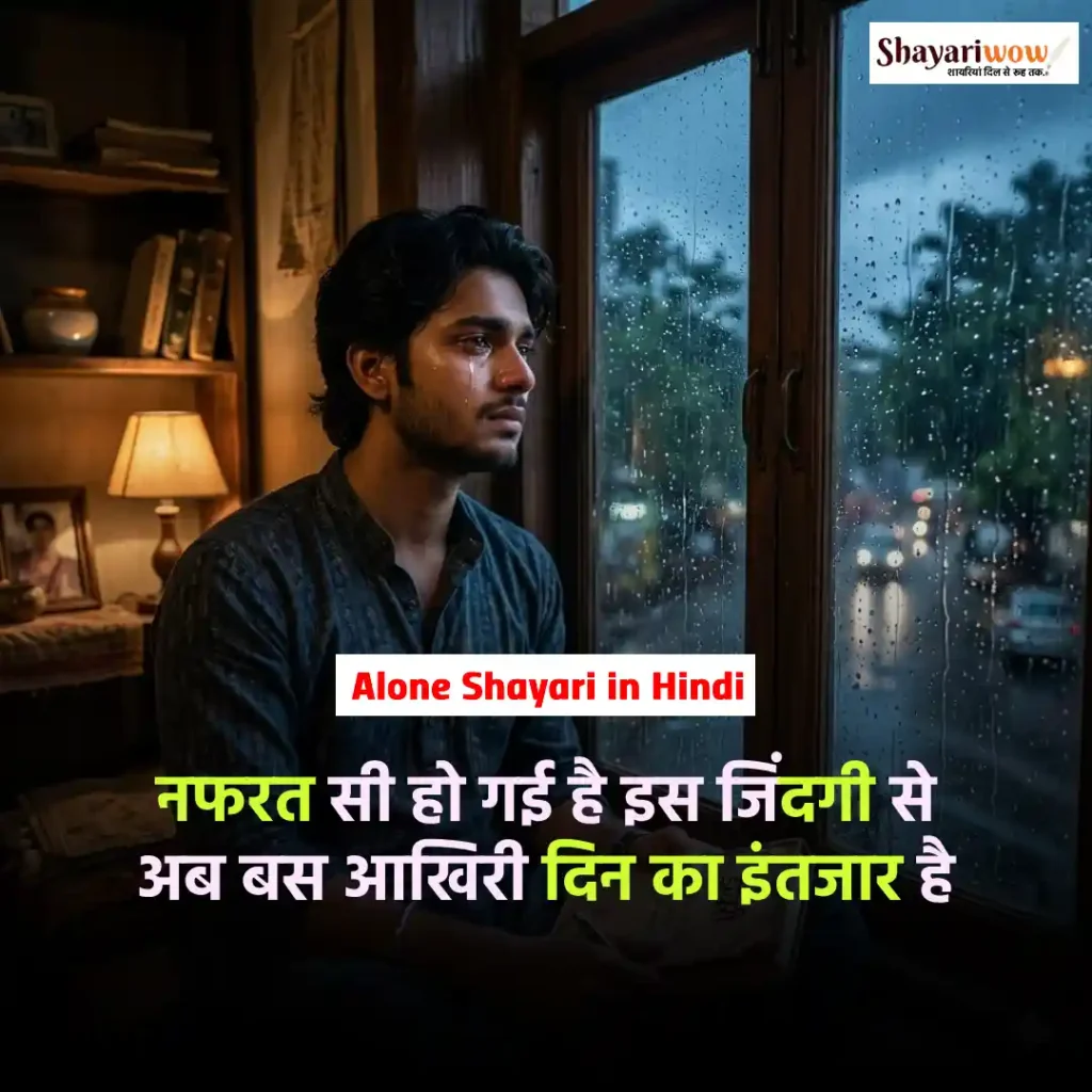 Alone Shayari in Hindi