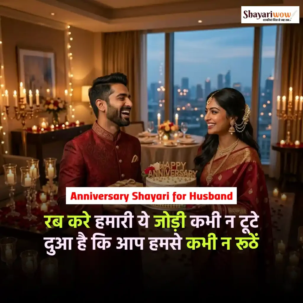 Anniversary Shayari for Husband