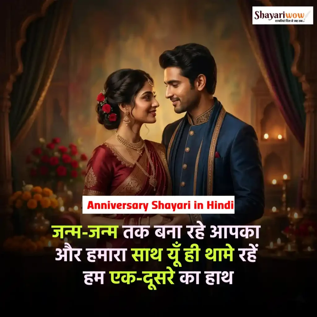 Anniversary Shayari in Hindi