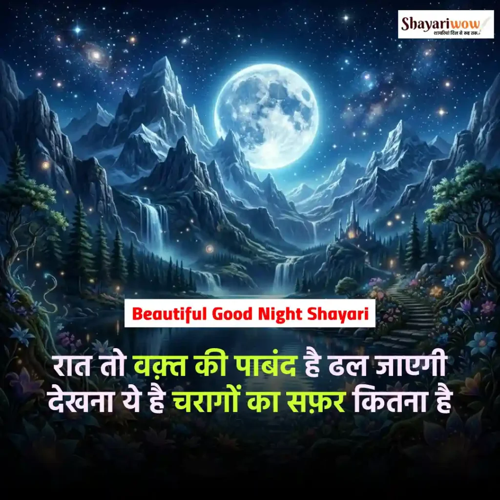 Beautiful Good Night Shayari