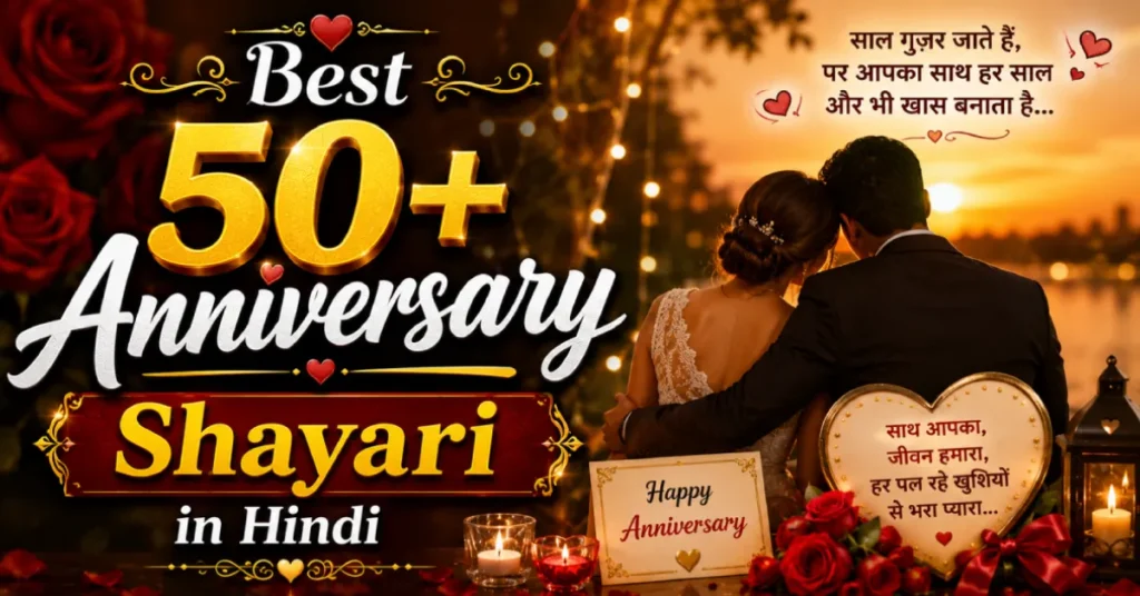 Best 50+ Anniversary Shayari in Hindi