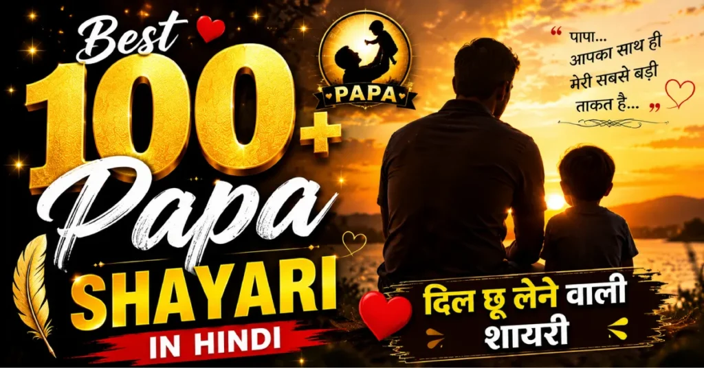 Best 100+ Papa Shayari in Hindi | दिल छू लेने वाली शायरी