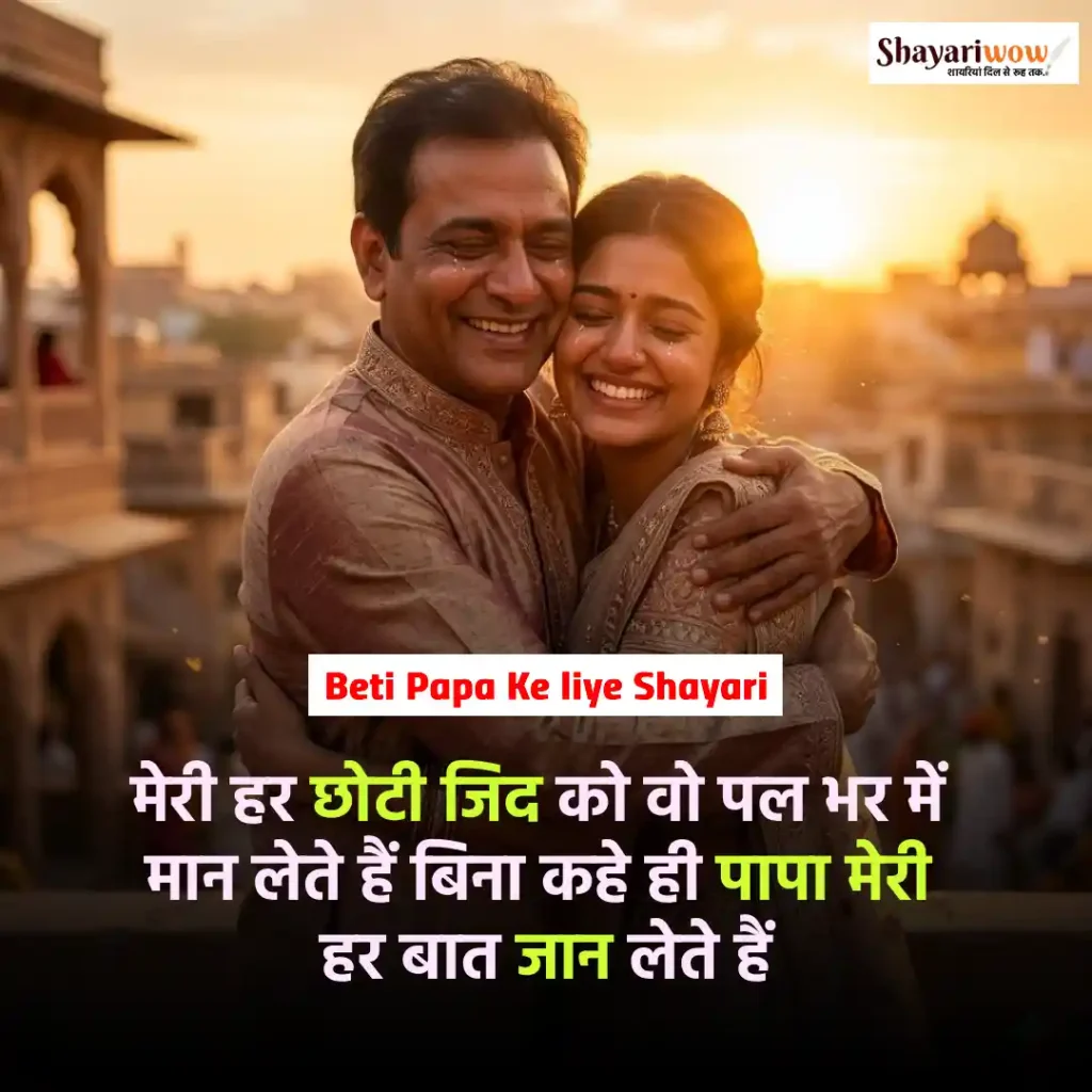 Beti Papa Ke liye Shayari