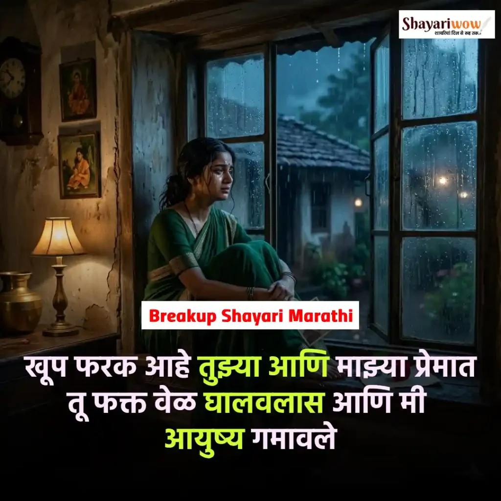 Breakup Shayari Marathi