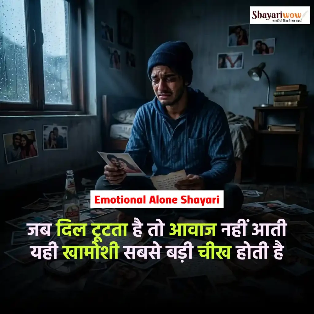 Emotional Alone Shayari