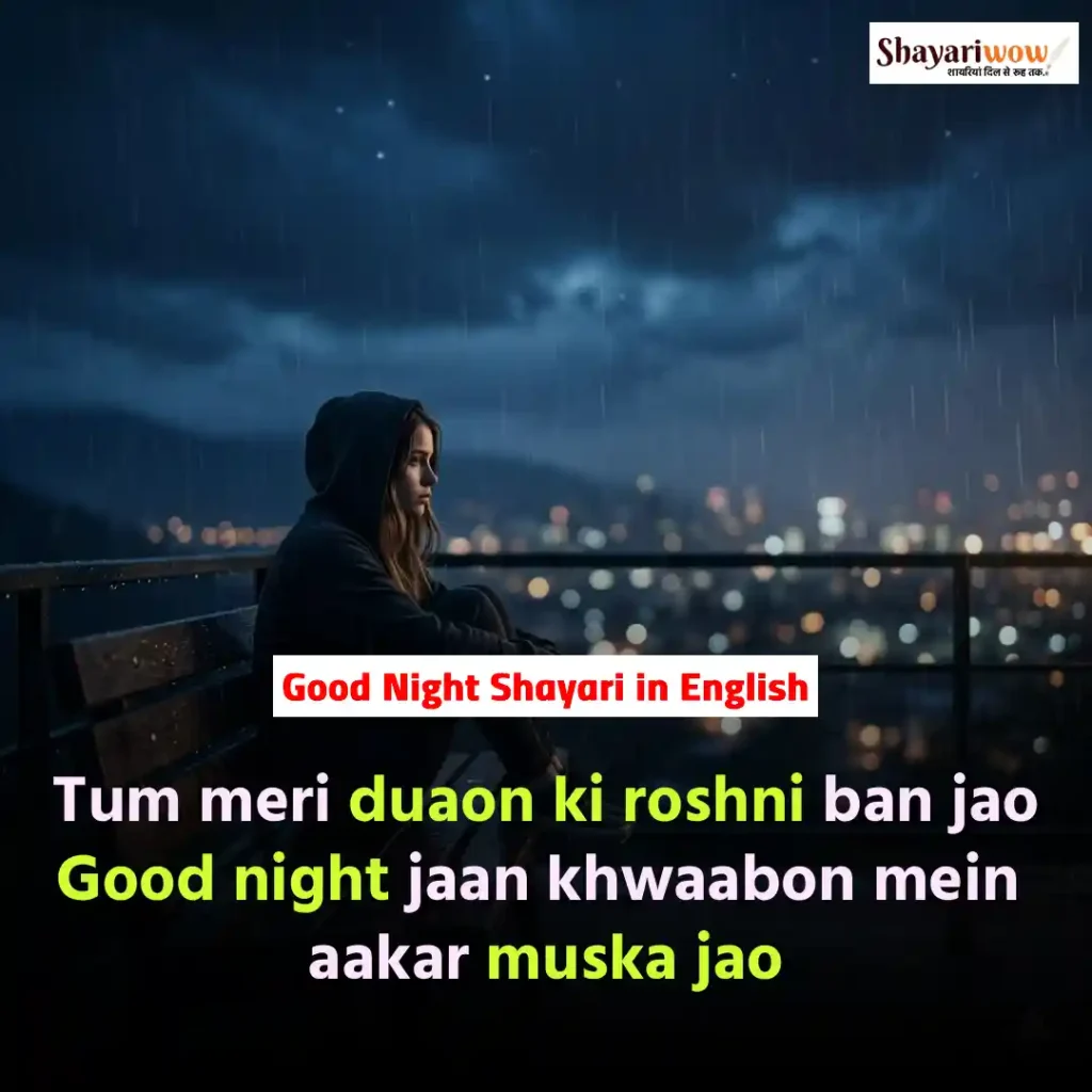 Good Night Shayari in English