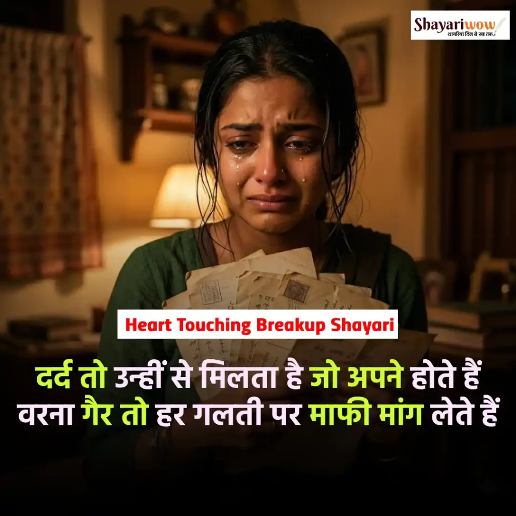Heart Touching Breakup Shayari