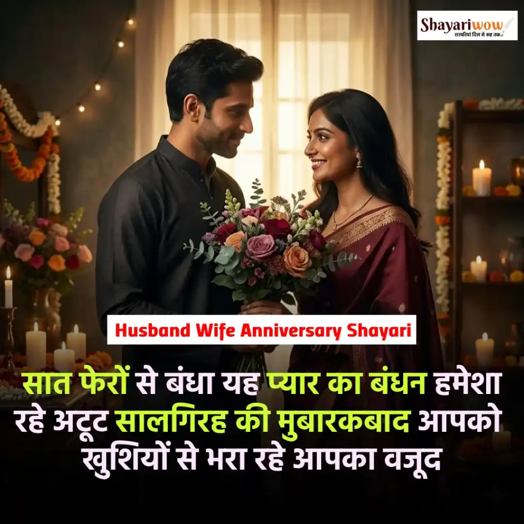 Husband Wife Anniversary Shayari