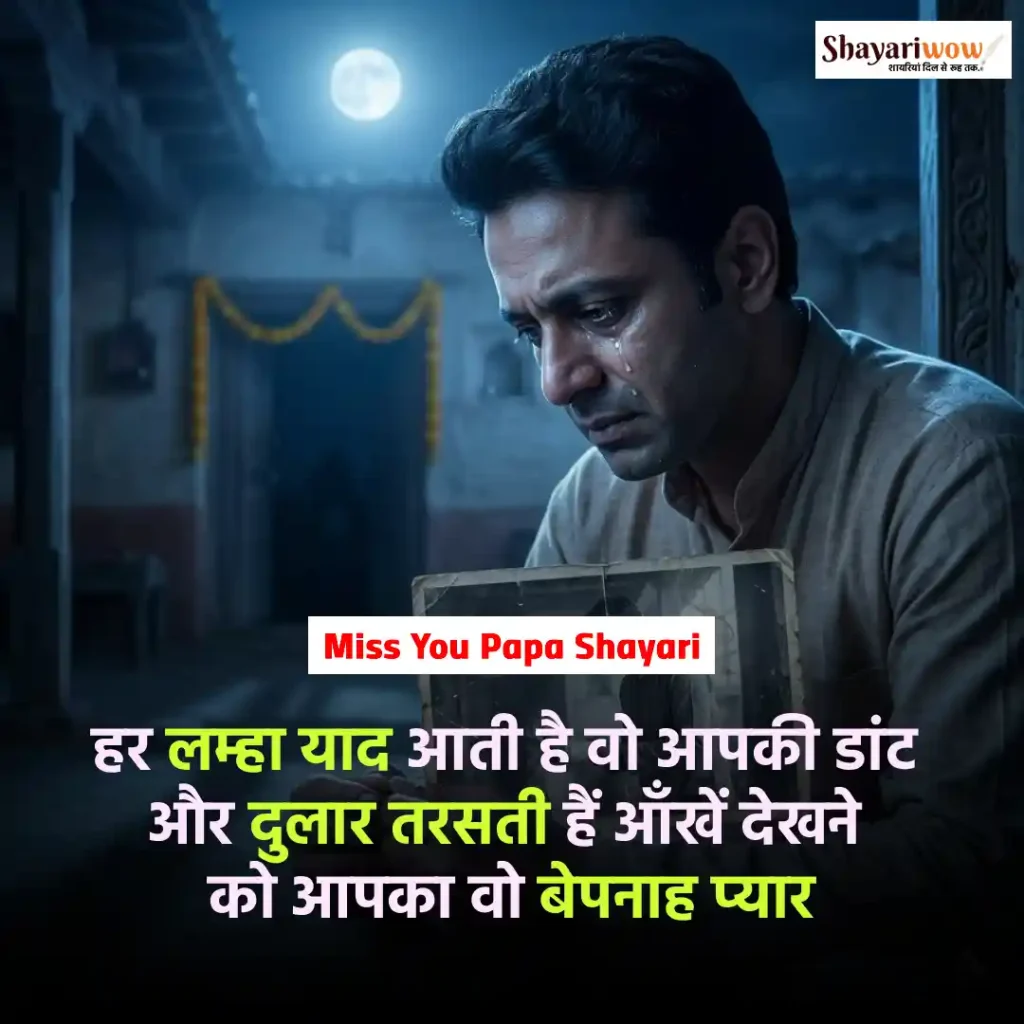Miss You Papa Shayari