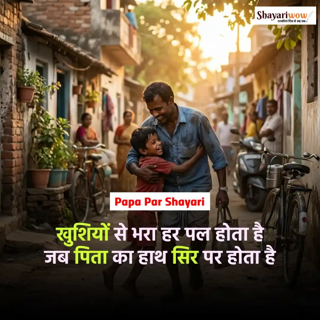 Papa Par Shayari