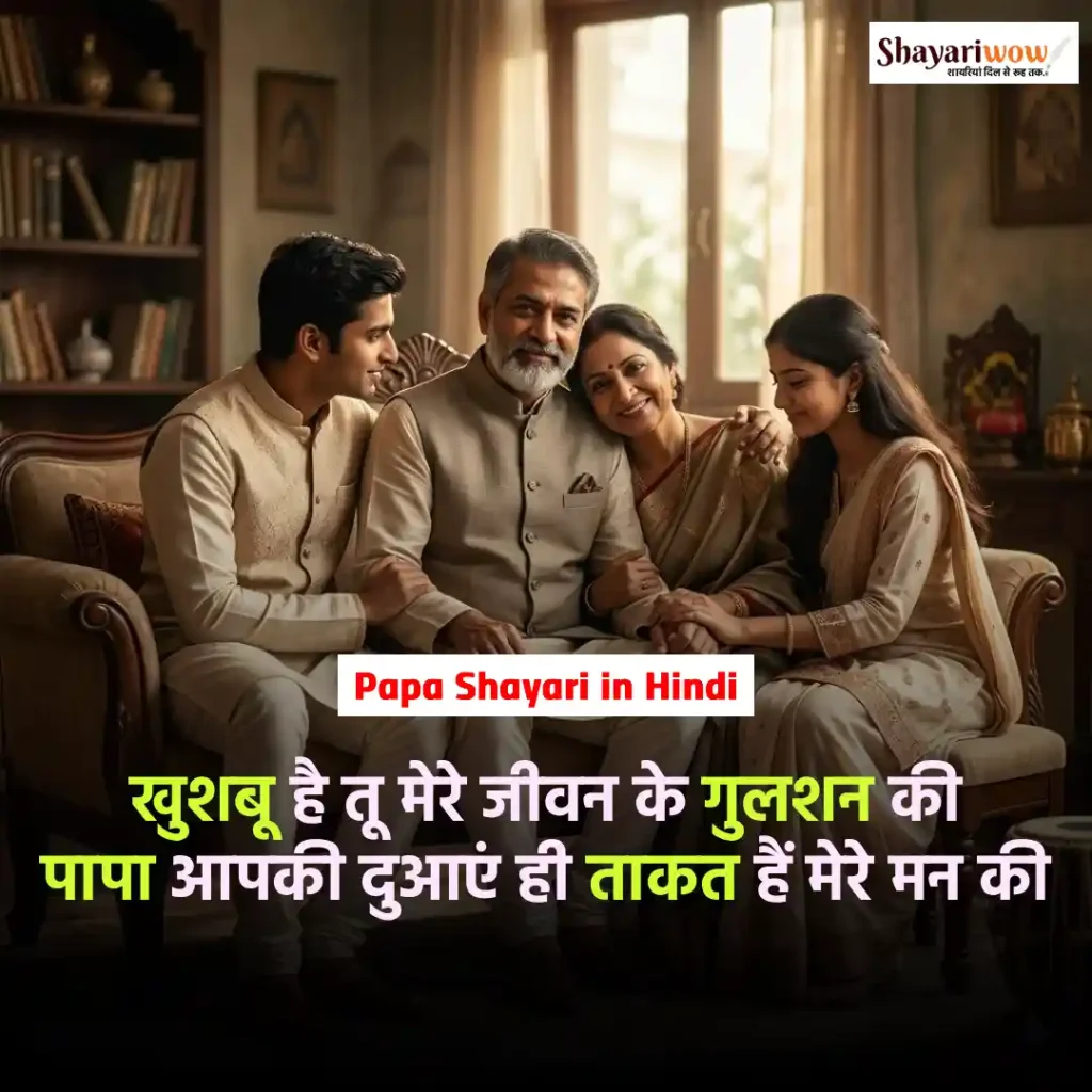 Papa Shayari in Hindi