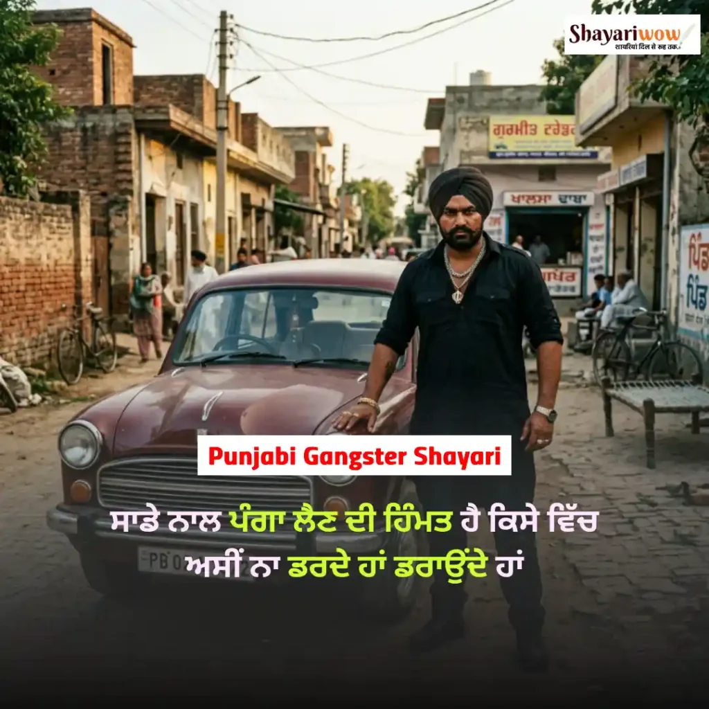 Punjabi Gangster Shayari