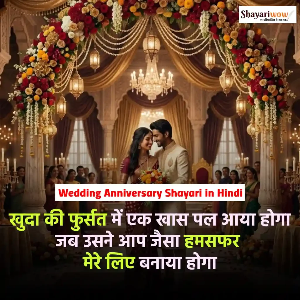 Wedding Anniversary Shayari in Hindi
