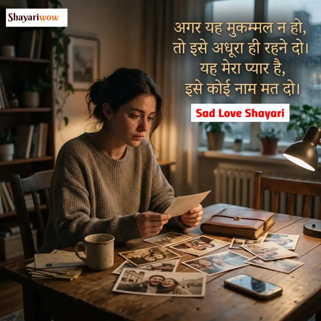 Sad Love Shayari
