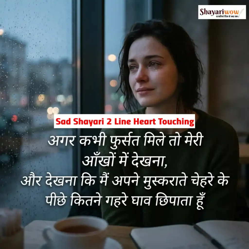 Sad Shayari 2 Line Heart Touching