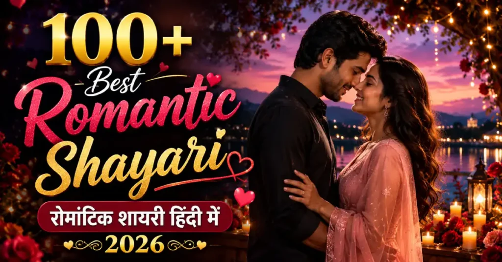 100+ Best Romantic Shayari in Hindi – रोमांटिक शायरी हिंदी में 2026