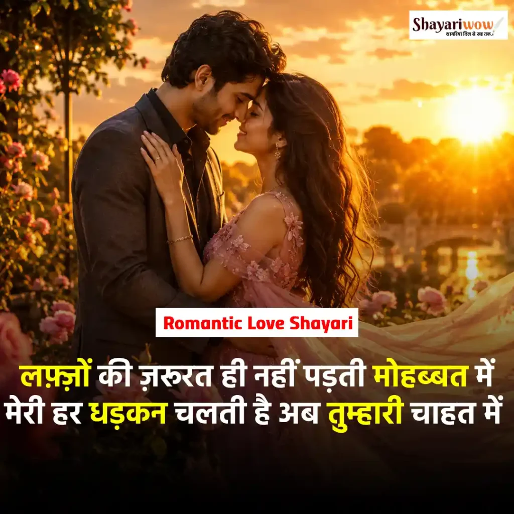 Romantic Love Shayari
