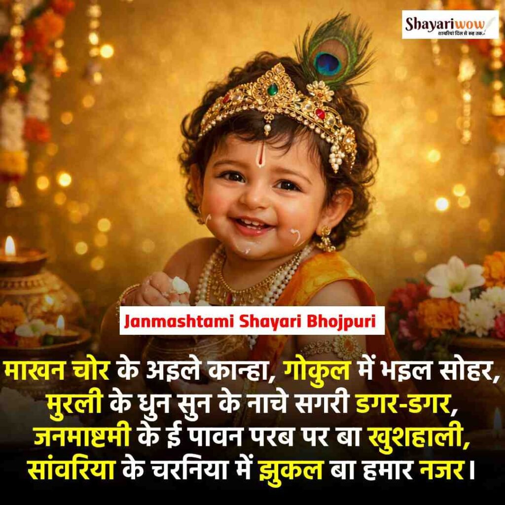 Janmashtami Shayari Bhojpuri