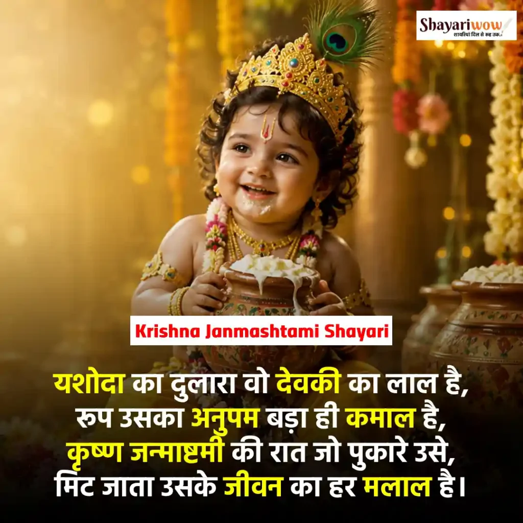 Krishna Janmashtami Shayari